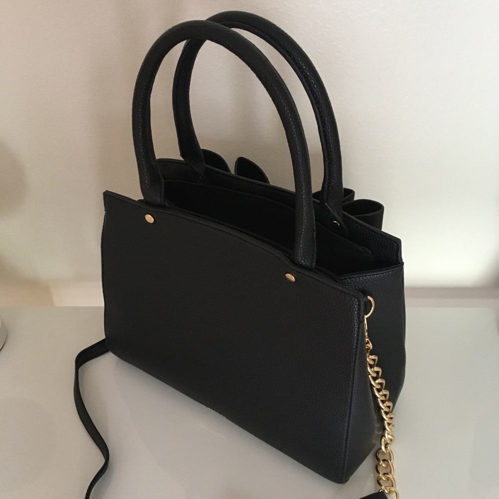 Large Bow Black Harajuku Kawaii Handbag Bag Purse - Picture 6 of 13